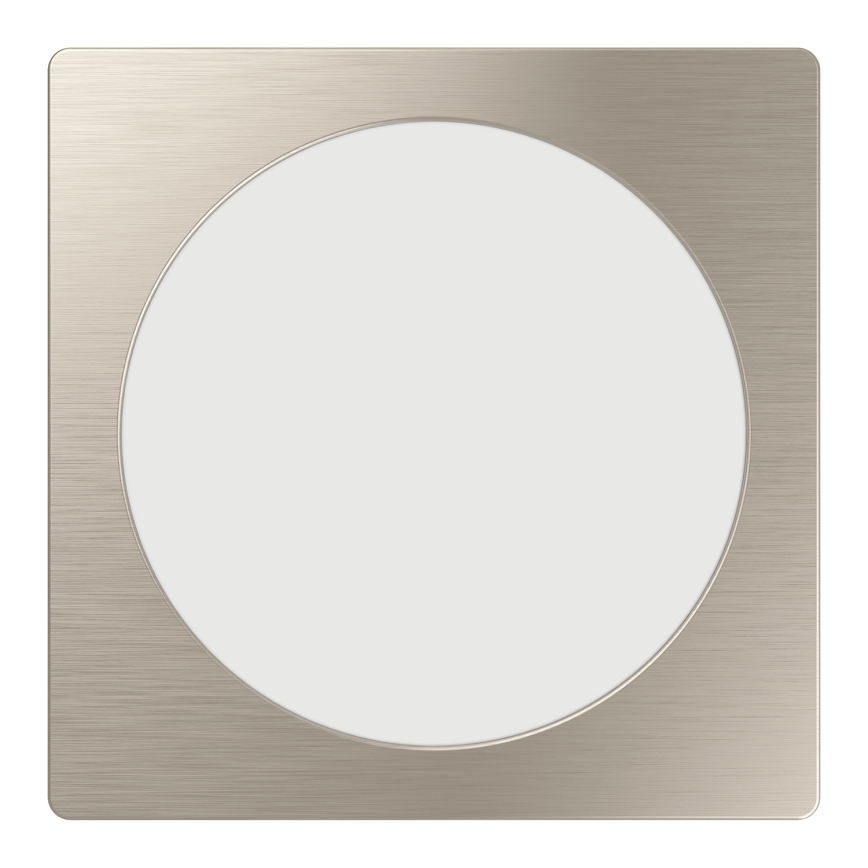 Eglo - Luminária de embutir LED/10,5W/230V 2700/4000/6500K 16,6x16,6 cm cromo fosco