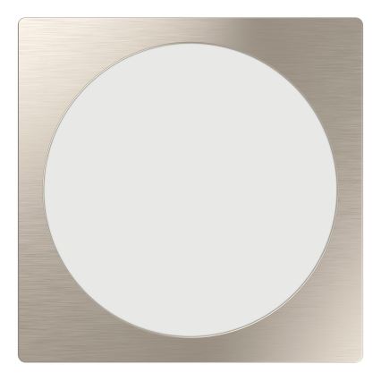 Eglo - Luminária LED de embutir LED/18,5W/230V 2700/4000/6500K 21,6x21,6 cm cromo mate