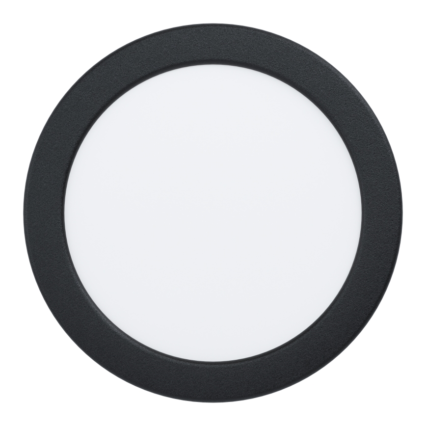 Eglo - Candeeiro LED de encastrar para casa de banho LED/10,5W/230V 2700/4000/6500K Ø 16,8 cm IP44 preto