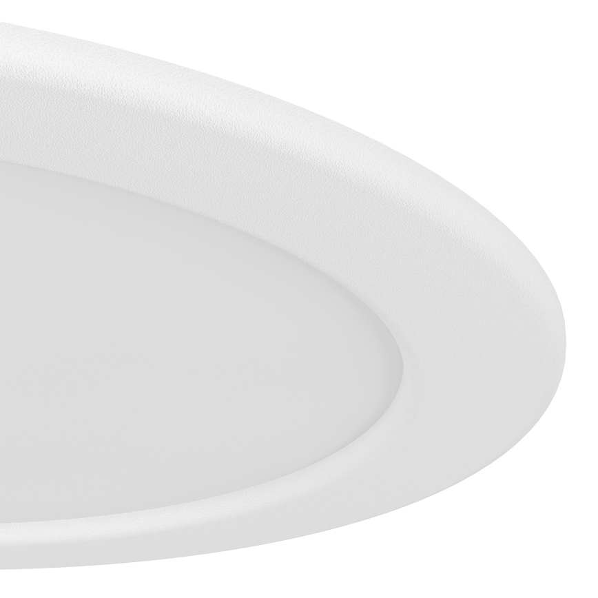 Eglo - Luminária LED embutida para casa de banho LED/6,3W/230V 2700/4000/6500K diâmetro 11,9 cm IP44 branca