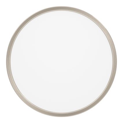 Eglo - Candeeiro de tecto dimerizável para casa de banho LED RGBW/17,5W/230V 2700-6500K Ø 38,9 cm IP44 cromo mate