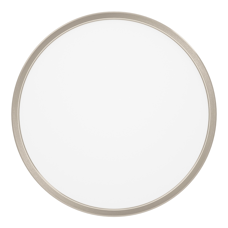 Eglo - Candeeiro de tecto dimerizável para casa de banho LED RGBW/17,5W/230V 2700-6500K Ø 38,9 cm IP44 cromo mate