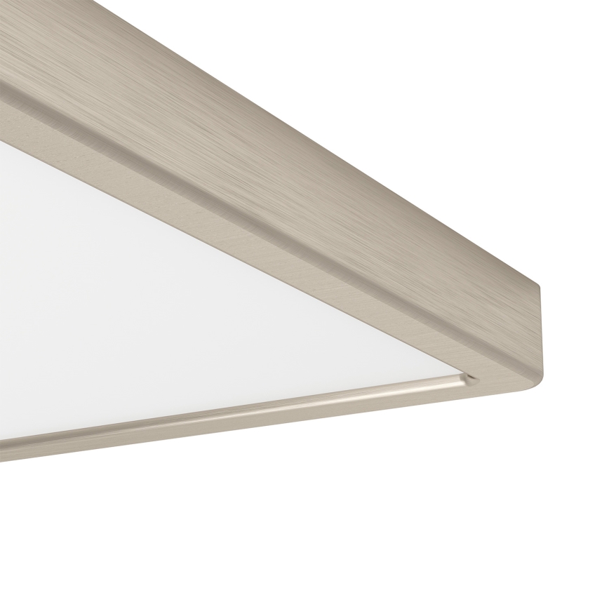 Eglo - Candeeiro de tecto LED RGBW dimerizável para casa de banho LED/17,8W/230V 2700-6500K 39x39 cm IP44 cromado mate