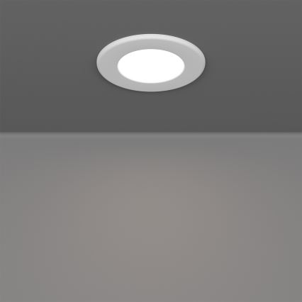 Eglo - Conjunto de 3 spots embutidos LED RGBW dimerizáveis para casa de banho LED/2,8W/230V 2700–6500K Ø 8,8 cm IP44 branco