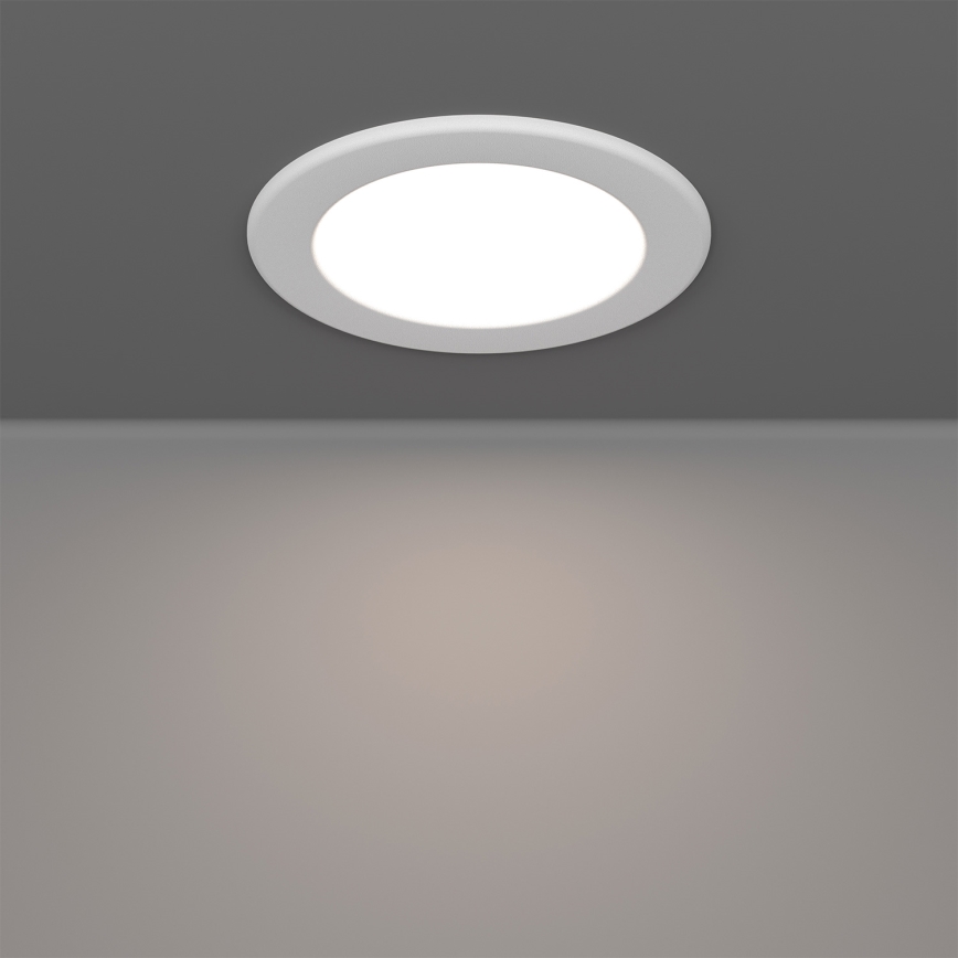 Eglo - Candeeiro de embutir para casa de banho LED RGBW dimerizável LED/5W/230V 2700-6500K Ø 12 cm IP44 branco