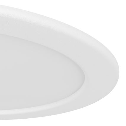Eglo - Luminária encastrada LED RGBW dimerizável para casa de banho LED/9,5W/230V 2700-6500K Ø 16,8 cm IP44 branca