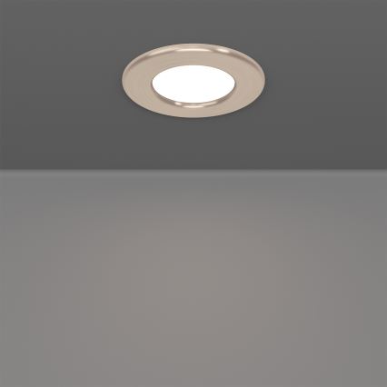 Eglo - Conjunto 3x LED RGBW dimerizável, luminária encastrada para casa de banho, LED/2,8W/230V 2700-6500K Ø 8,8 cm IP44 cromo fosco