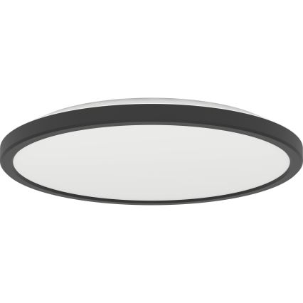 Eglo - Plafon LED para casa de banho LED/13,9W/230V 2700/4000/6500K diâmetro 30 cm IP44 preto