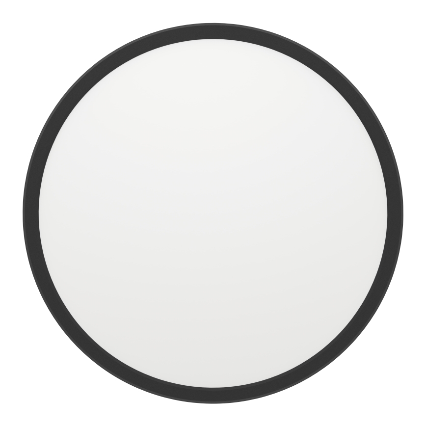 Eglo - Plafon LED para casa de banho LED/13,9W/230V 2700/4000/6500K diâmetro 30 cm IP44 preto