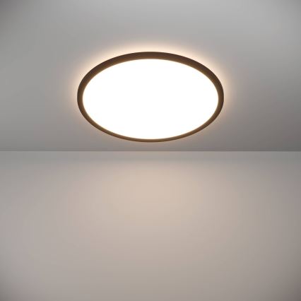 Eglo - Plafon LED para banheiro LED/16,8W/230V 2700/4000/6500K diâmetro 50 cm IP44 preto