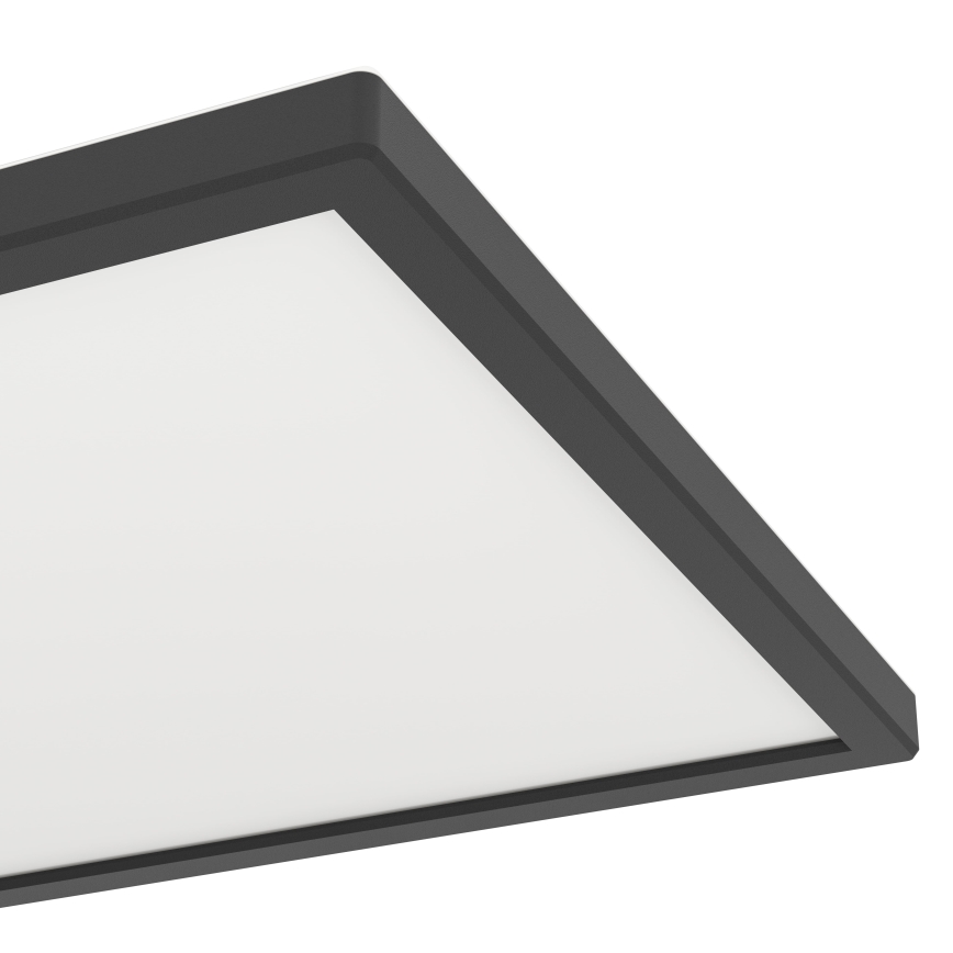 Eglo - Plafon LED para casa de banho LED/13,4W/230V 2700/4000/6500K 29x29 cm IP44 preto
