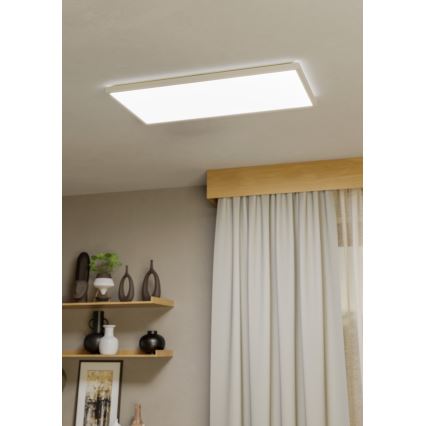 Eglo - Plafonier LED para casa de banho LED/17,2W/230V 2700/4000/6500K 30x57 cm IP44 branco