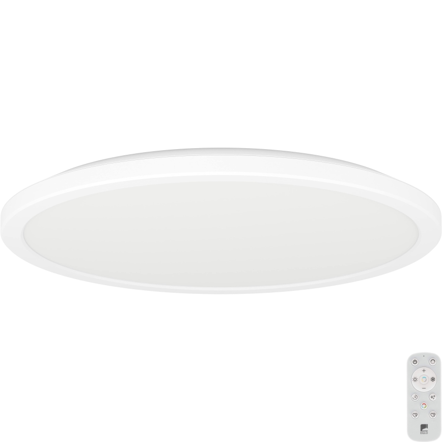 Eglo - Iluminação de teto para casa de banho LED com regulação LED/18,5W/230V 2700-6500K diâmetro 38,9 cm IP44 branco + comando