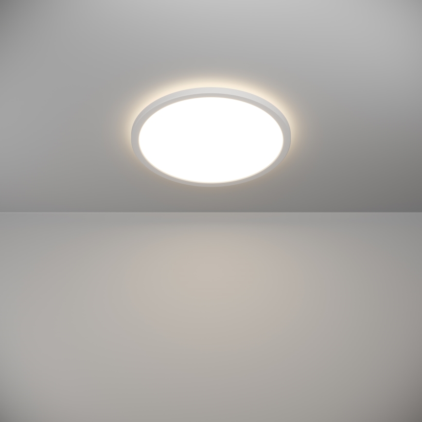 Eglo - Iluminação de teto para casa de banho LED com regulação LED/18,5W/230V 2700-6500K diâmetro 38,9 cm IP44 branco + comando