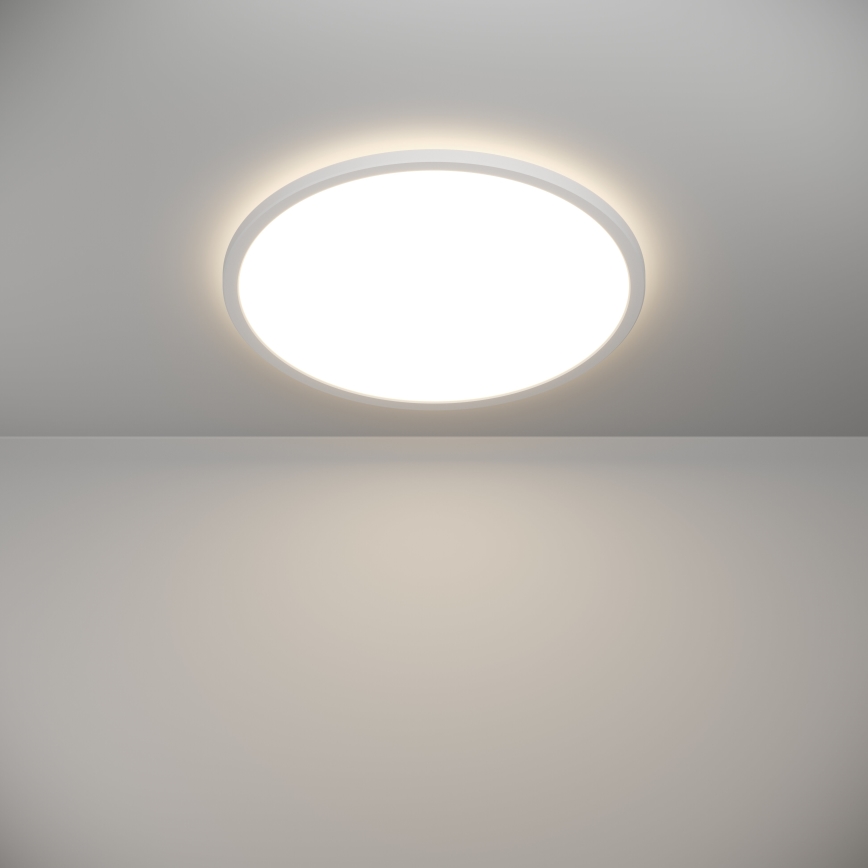 Eglo - Iluminação de teto para casa de banho LED com regulação LED/16,8W/230V 2700-6500K pr.50 cm IP44 branco + comando