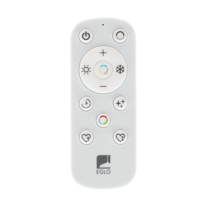 Eglo - Iluminação de teto para casa de banho LED com regulação LED/17W/230V 2700-6500K 50x50 cm IP44 branco + comando