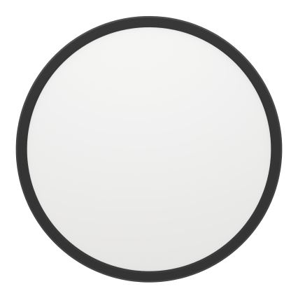 Eglo - Iluminação de teto LED RGBW para casa de banho com regulação LED/13,9W/230V 2700-6500K diâmetro 30 cm IP44 preto ZigBee