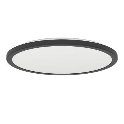 Eglo - Iluminação de teto LED RGBW para casa de banho com regulação LED/18,5W/230V 2700-6500K pr.38,9cm IP44 preto ZigBee