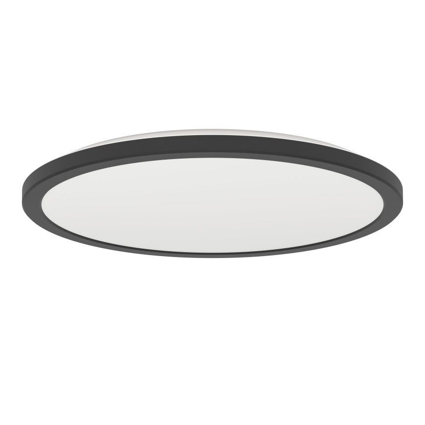 Eglo - Iluminação de teto LED RGBW para casa de banho com regulação LED/18,5W/230V 2700-6500K pr.38,9cm IP44 preto ZigBee