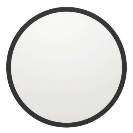 Eglo - Iluminação de teto LED RGBW para casa de banho com regulação LED/16,8W/230V 2700-6500K diâmetro 50 cm IP44 preto ZigBee