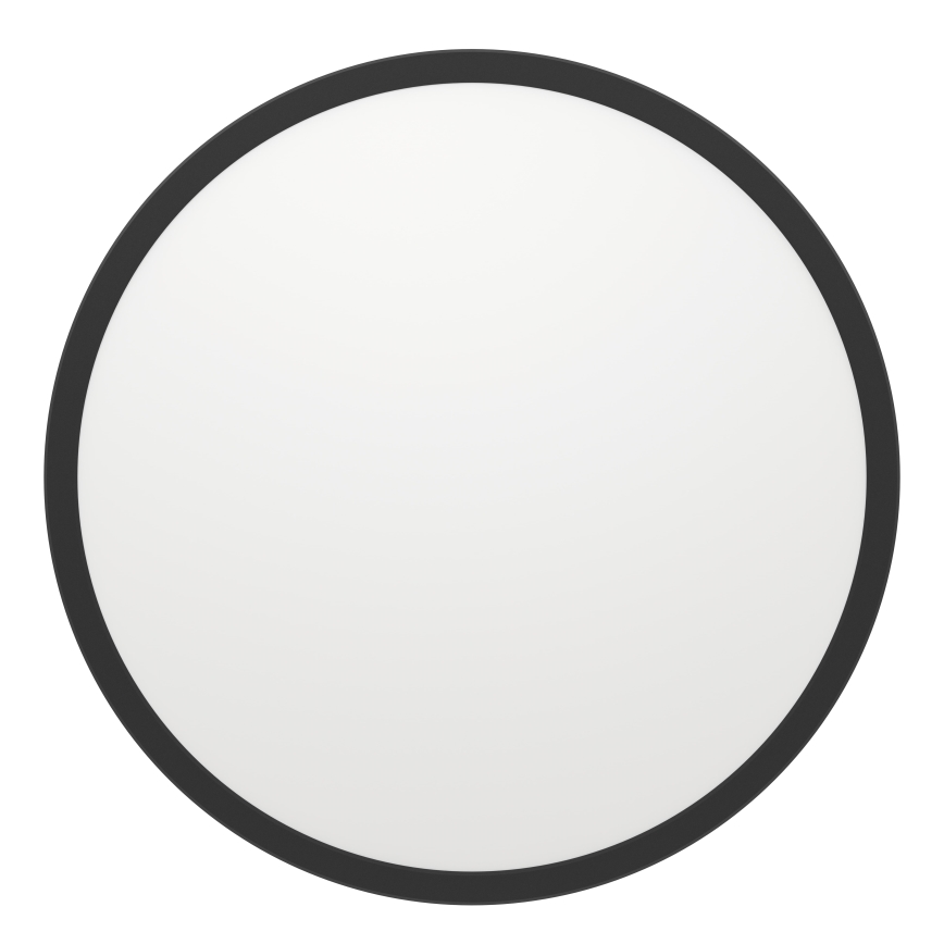 Eglo - Iluminação de teto LED RGBW para casa de banho com regulação LED/16,8W/230V 2700-6500K diâmetro 50 cm IP44 preto ZigBee