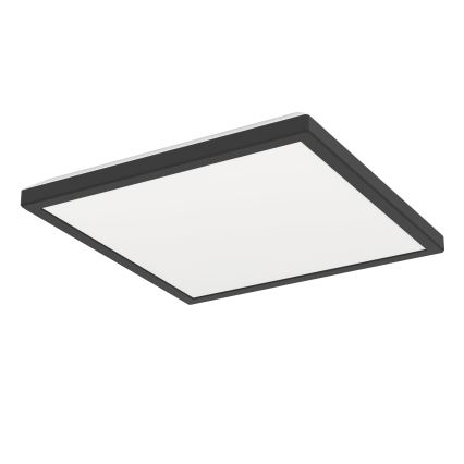 Eglo - Iluminação de teto LED RGBW para casa de banho com regulação LED/13,4W/230V 2700-6500K 29x29 cm IP44 preto