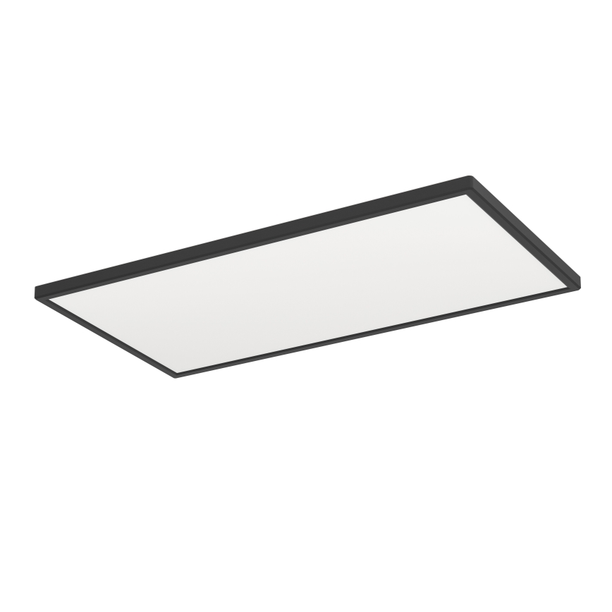 Eglo - Iluminação de teto LED RGBW para casa de banho com regulação LED/17,2W/230V 2700-6500K 30x57cm IP44 preto ZigBee