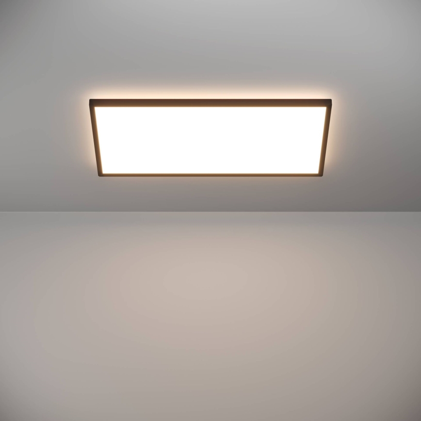 Eglo - Iluminação de teto LED RGBW para casa de banho com regulação LED/17,2W/230V 2700-6500K 30x57cm IP44 preto ZigBee