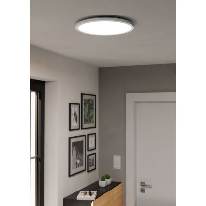 Eglo - Iluminação de teto LED RGBW para casa de banho com regulação LED/18,5W/230V 2700-6500K diâmetro 38,9cm IP44 branco ZigBee