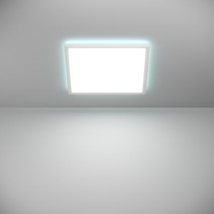 Eglo - Iluminação de teto LED RGBW para casa de banho com regulação LED/17,6W/230V 2700-6500K 39x39 cm IP44 branco ZigBee