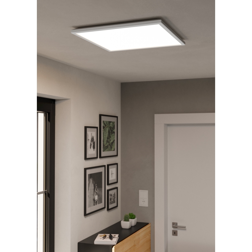 Eglo - Iluminação de teto LED RGBW para casa de banho com regulação LED/17W/230V 2700-6500K 50x50 cm IP44 branco ZigBee