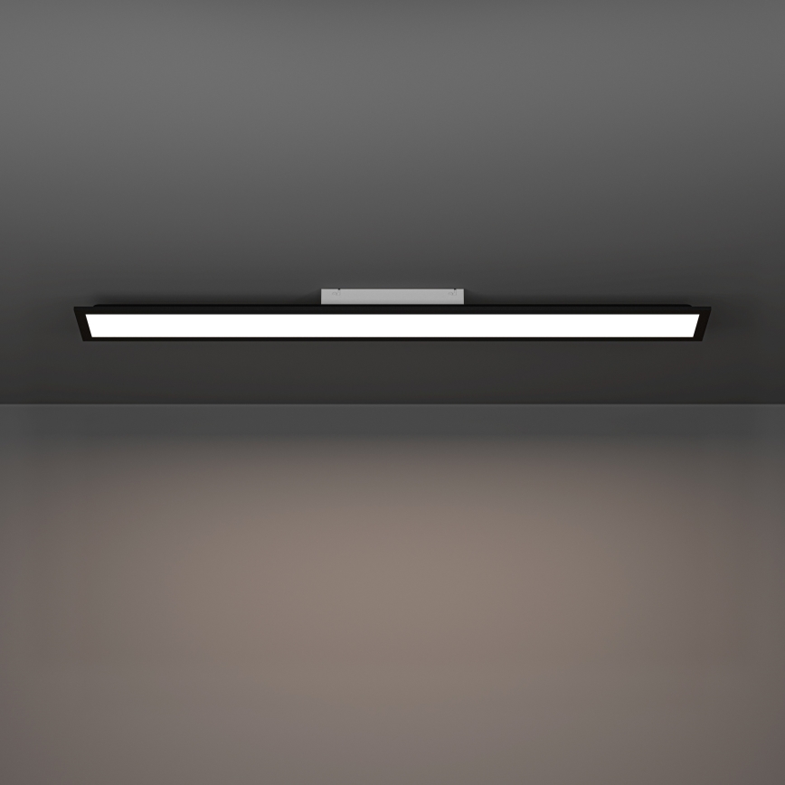 Eglo - Painel LED de Sobrepor LED/28W/230V 2700/4000/6500K 120x15 cm preto