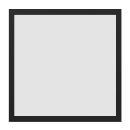 Eglo - Candeeiro de tecto LED RGBW dimerizável LED/19W/230V 2700-6500K 40x40 cm preto