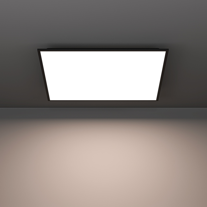 Eglo - Painel LED RGBW dimerizável de montagem superficial LED/33W/230V 2700-6500K 60x60 cm preto