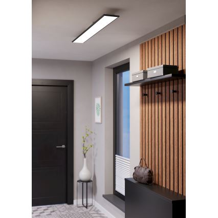 Eglo - Painel LED RGBW regulável de montagem em superfície LED/28W/230V 2700-6500K 120x15 cm preto