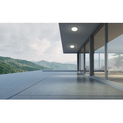 Eglo - Candeeiro de teto LED para casa de banho LED/18W/230V Ø 31 cm IP54 branco
