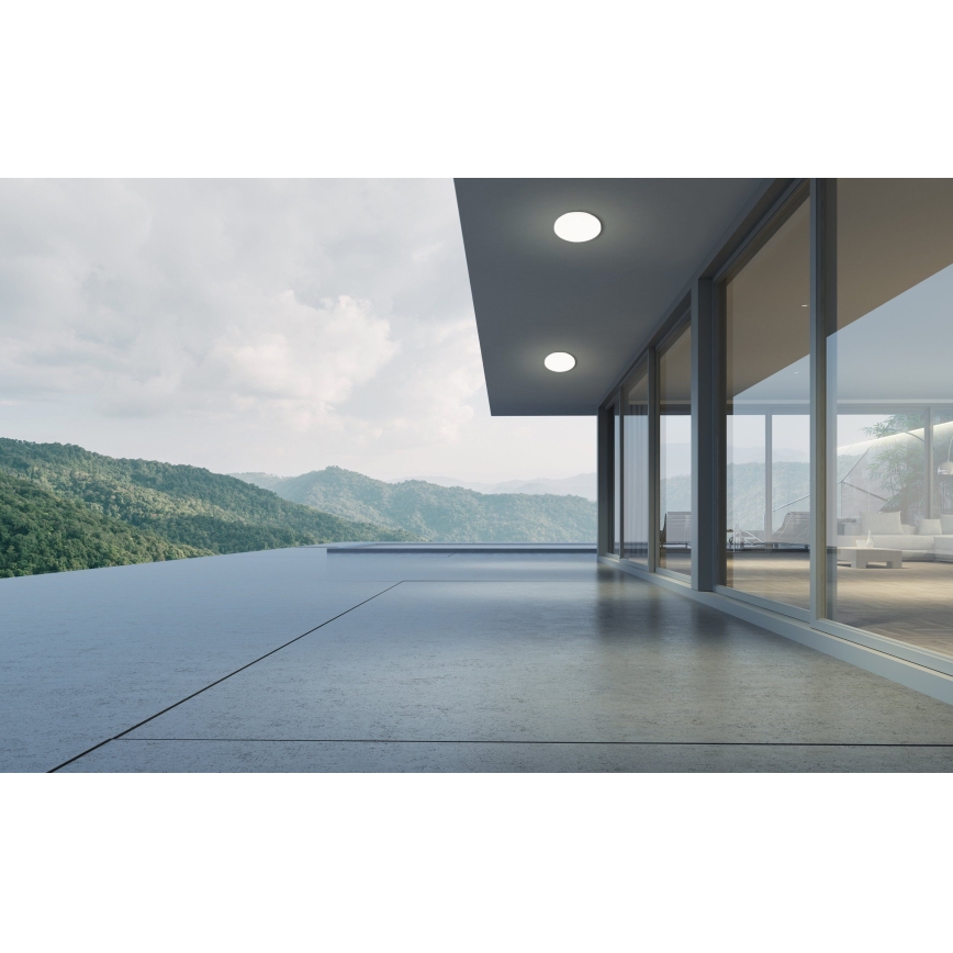 Eglo - Candeeiro de teto LED para casa de banho LED/18W/230V Ø 31 cm IP54 branco