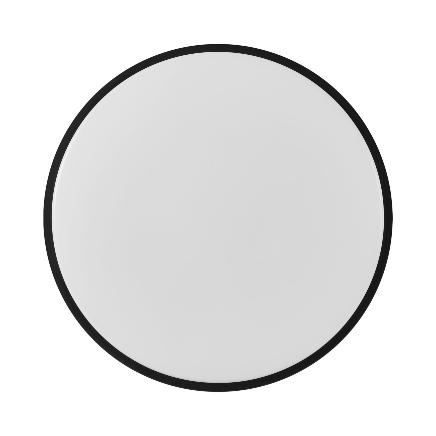 Eglo - Candeeiro de tecto LED para casa de banho LED/18W/230V 3000/4000/6500K Ø 34 cm IP54 preto