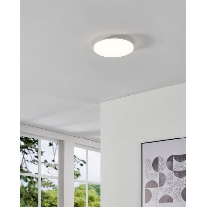 Eglo - Candeeiro de tecto LED para casa de banho LED/20W/230V 2700/4000/6500K Ø 31 cm IP54 branco
