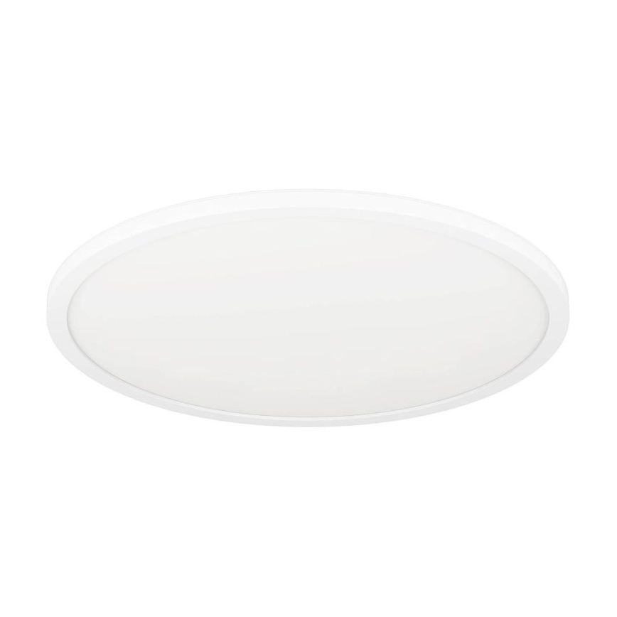 Eglo - Candeeiro de teto LED para casa de banho, 20,2 W, 230 V, Ø 39 cm, IP54, branco