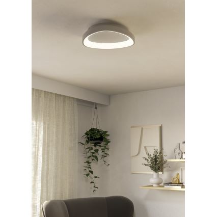Eglo - Iluminação de teto LED com regulação LED/12W/230V 2700-6500K branco + comando