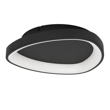 Eglo - Iluminação de teto LED com regulação LED/12W/230V 2700-6500K preto + comando