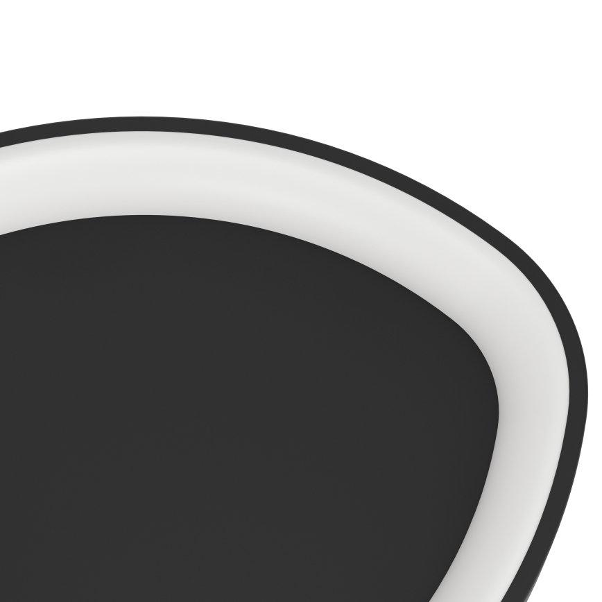 Eglo - Iluminação de teto LED com regulação LED/12W/230V 2700-6500K preto + comando