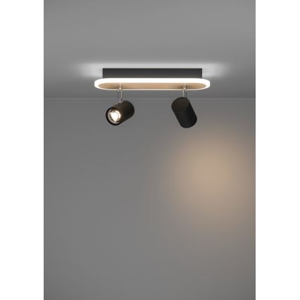 Eglo - Spot LED/12W/230V castanho/preto