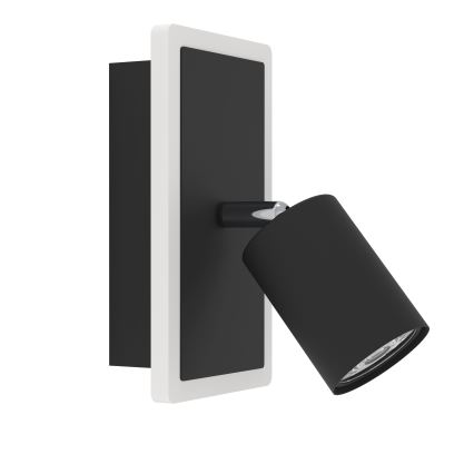 Eglo - LED Aplique de parede LED/7W/230V preto