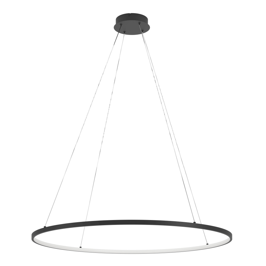 Eglo - Candeeiro suspenso LED com regulação LED/40W/230V 2700-6500K preto + comando