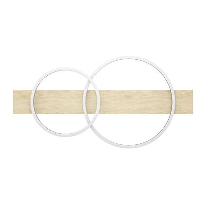 Eglo - Iluminação de teto LED 2xLED/12W/230V 3000K bege/preto