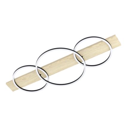 Eglo - Iluminação de teto LED 3xLED/12W/230V 3000K bege/preto