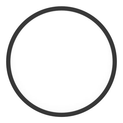 Eglo - Candeeiro de teto para casa de banho LED RGBW dimerizável, 17,5W/230V, 2700-6500K, Ø 39,9 cm, IP44, preto