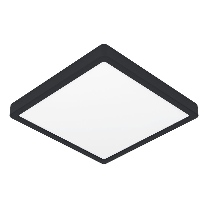 Eglo - Luminária de teto para casa de banho LED RGBW dimerizável LED/17,8W/230V 2700-6500K 39x39 cm IP44 preta